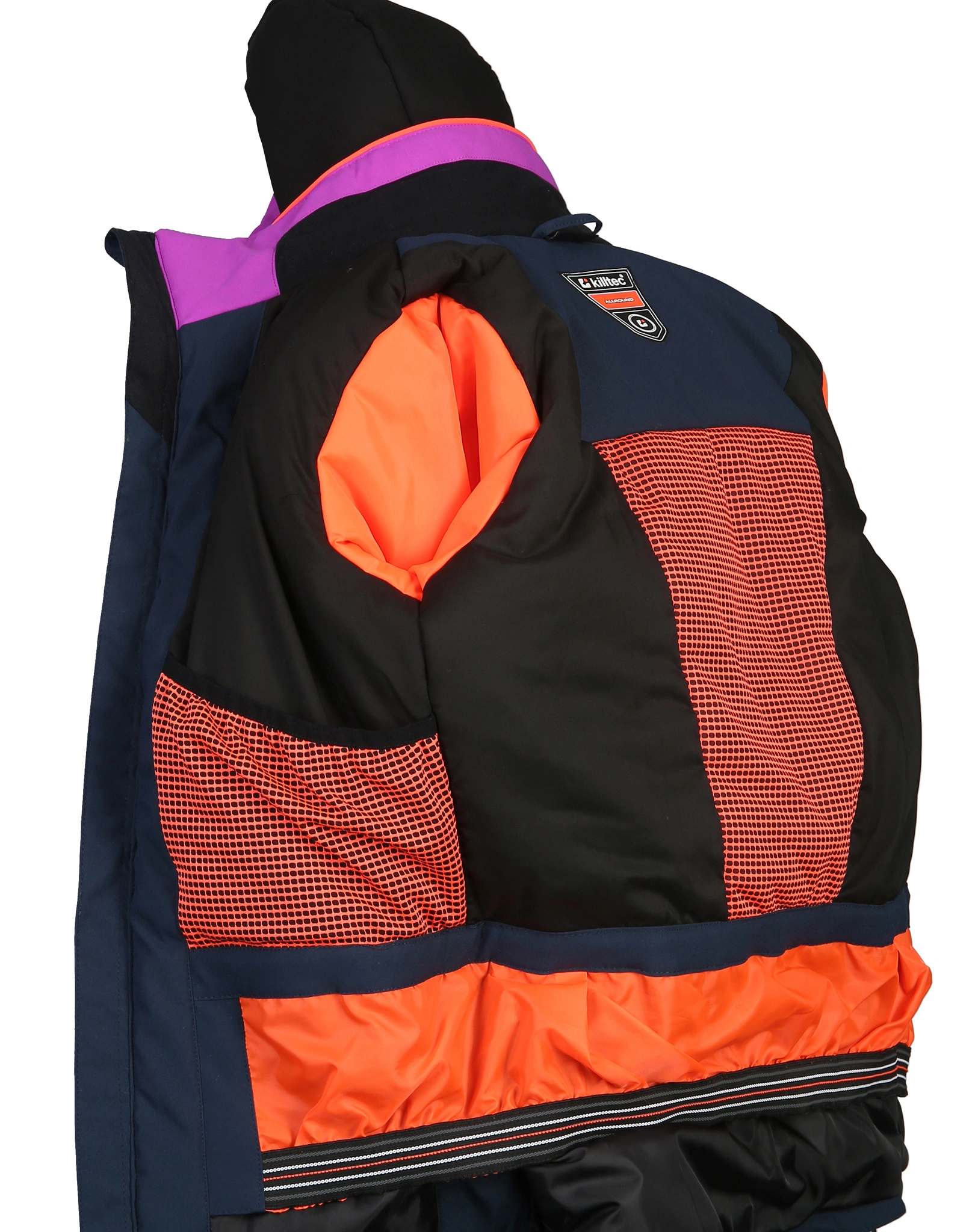 Winter-Funktionsjacke KSW 166 GRLS SKI in neon orchidee