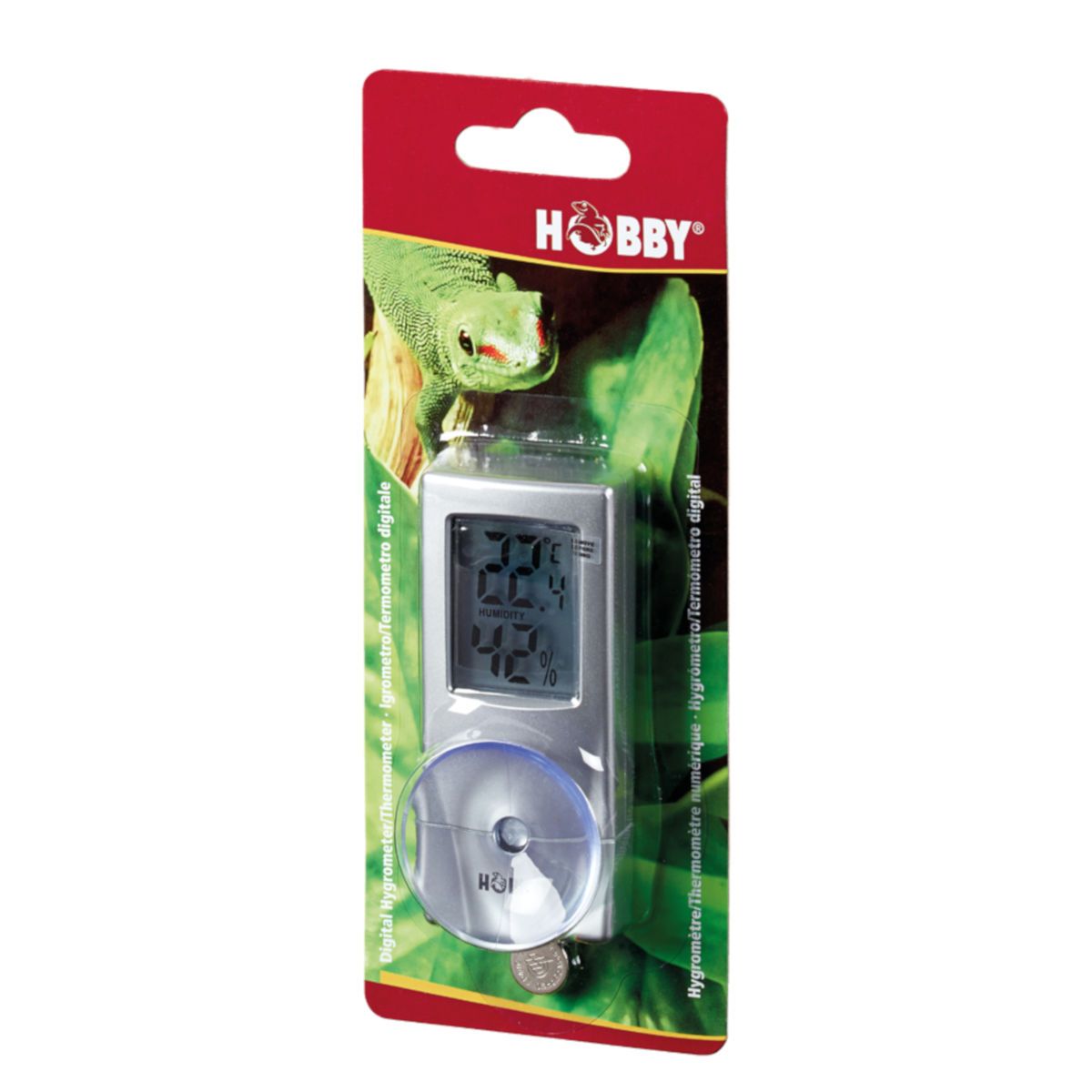 Hobby Digitales Hygrometer / Thermometer für Terrarien