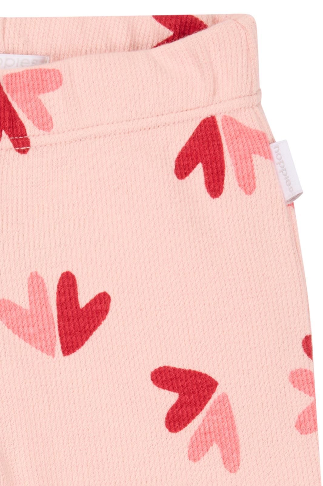 Noppies Baby Legging Maltby - Hearts pattern Pink