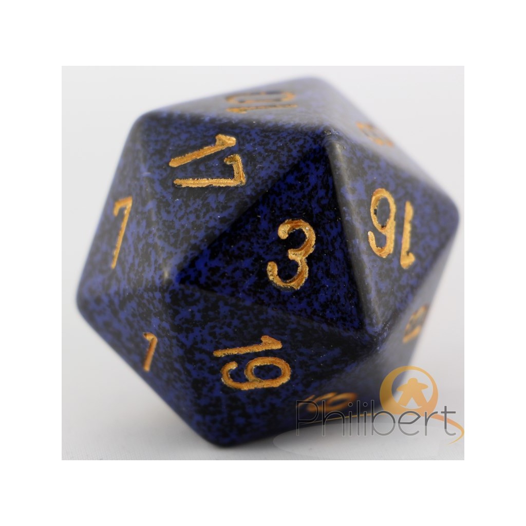 Dé 20 Faces Speckled 34mm