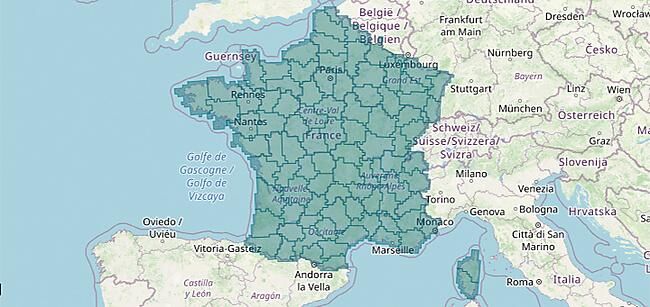 TWONAV - CARTOGRAPHIETWONAV FRANCE TOPO 10 DEPARTEMENTS