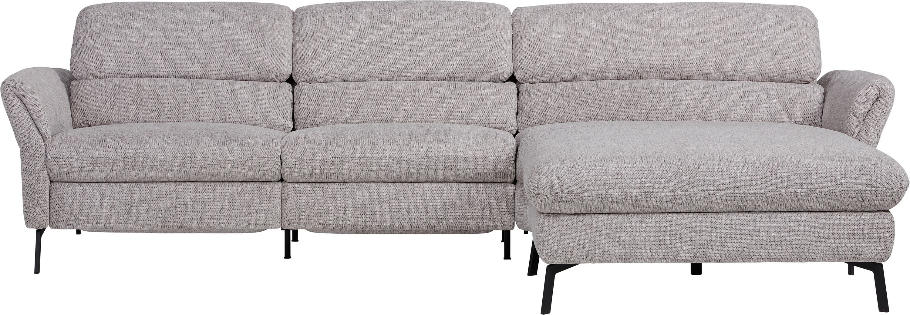 SEBO Ecksofa - Hellgrau / B: 284.0 cm x T: 161.0 cm x H: 84.0 cm