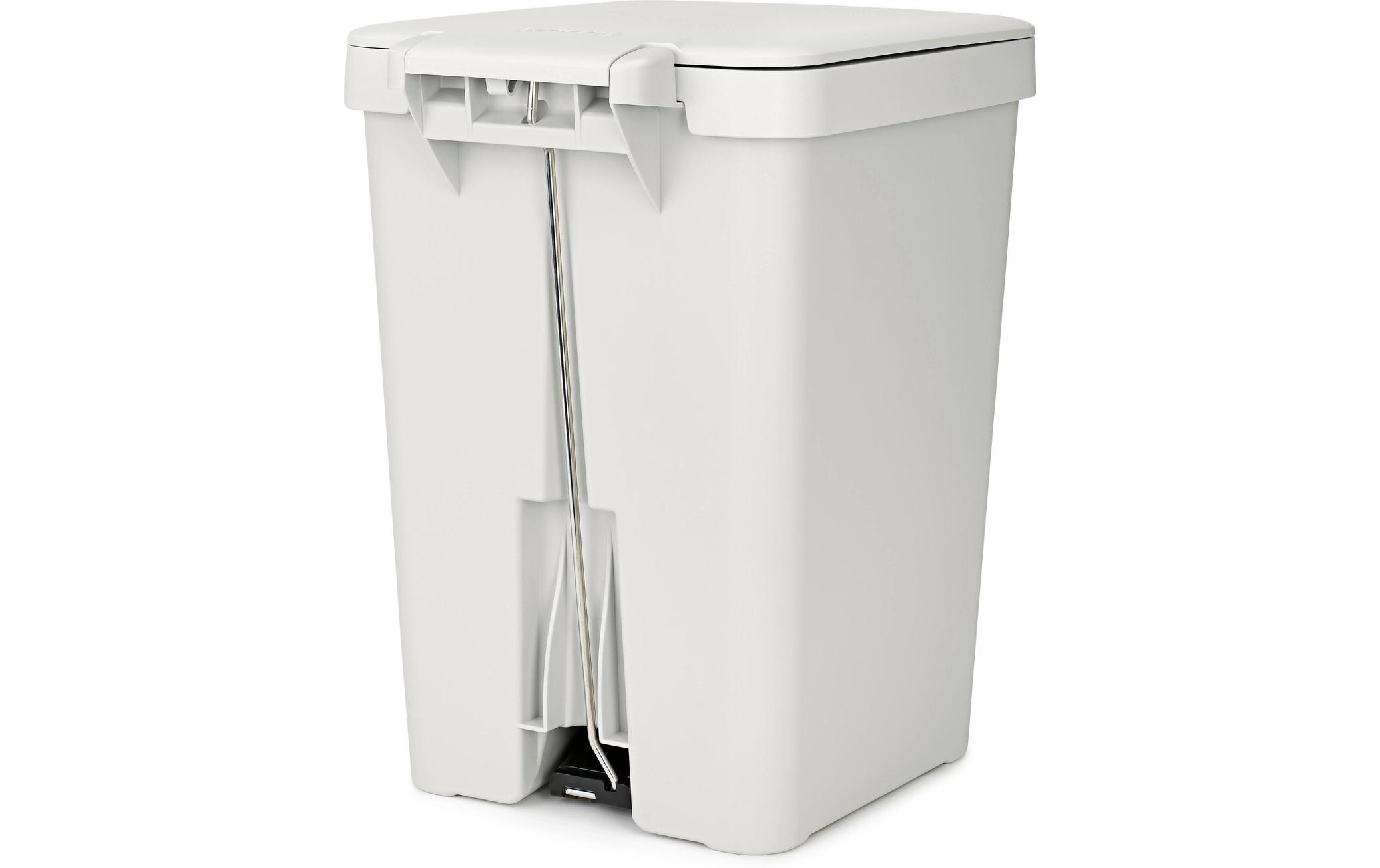 Recyclingbehälter StepUp 25 l, HellgrauTreteimer für Recyclingmaterialien
