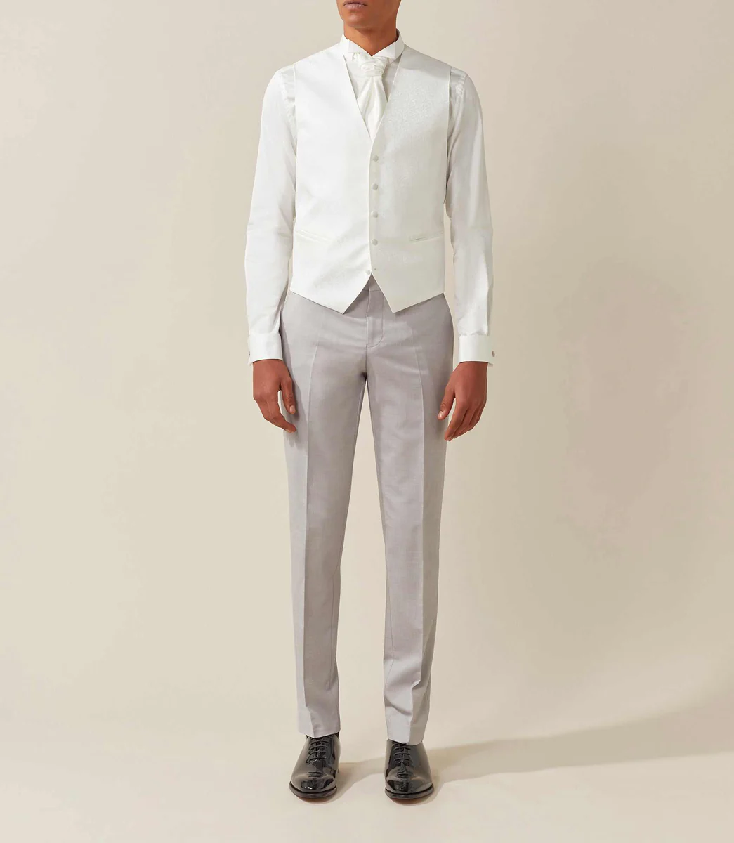 Gilet de costume écru 
