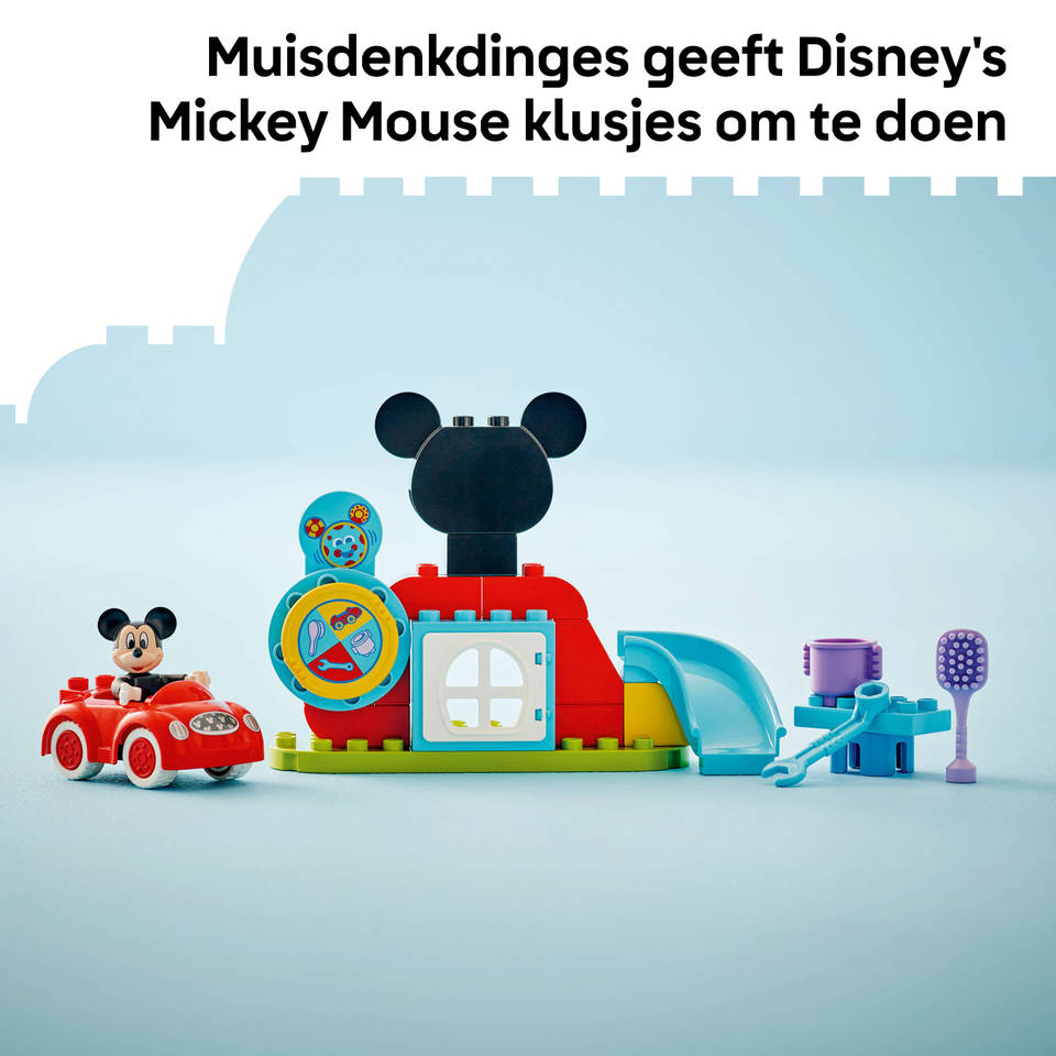 LEGO DUPLO Disney Mickey Mouse Clubhuis en auto 10454