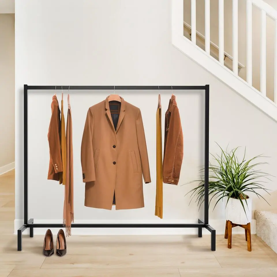 CLP Kledingrek Melva 120x150x38 cm - zwart