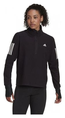 Sweatshirt de course 1/2 zip femme adidas Own the Run