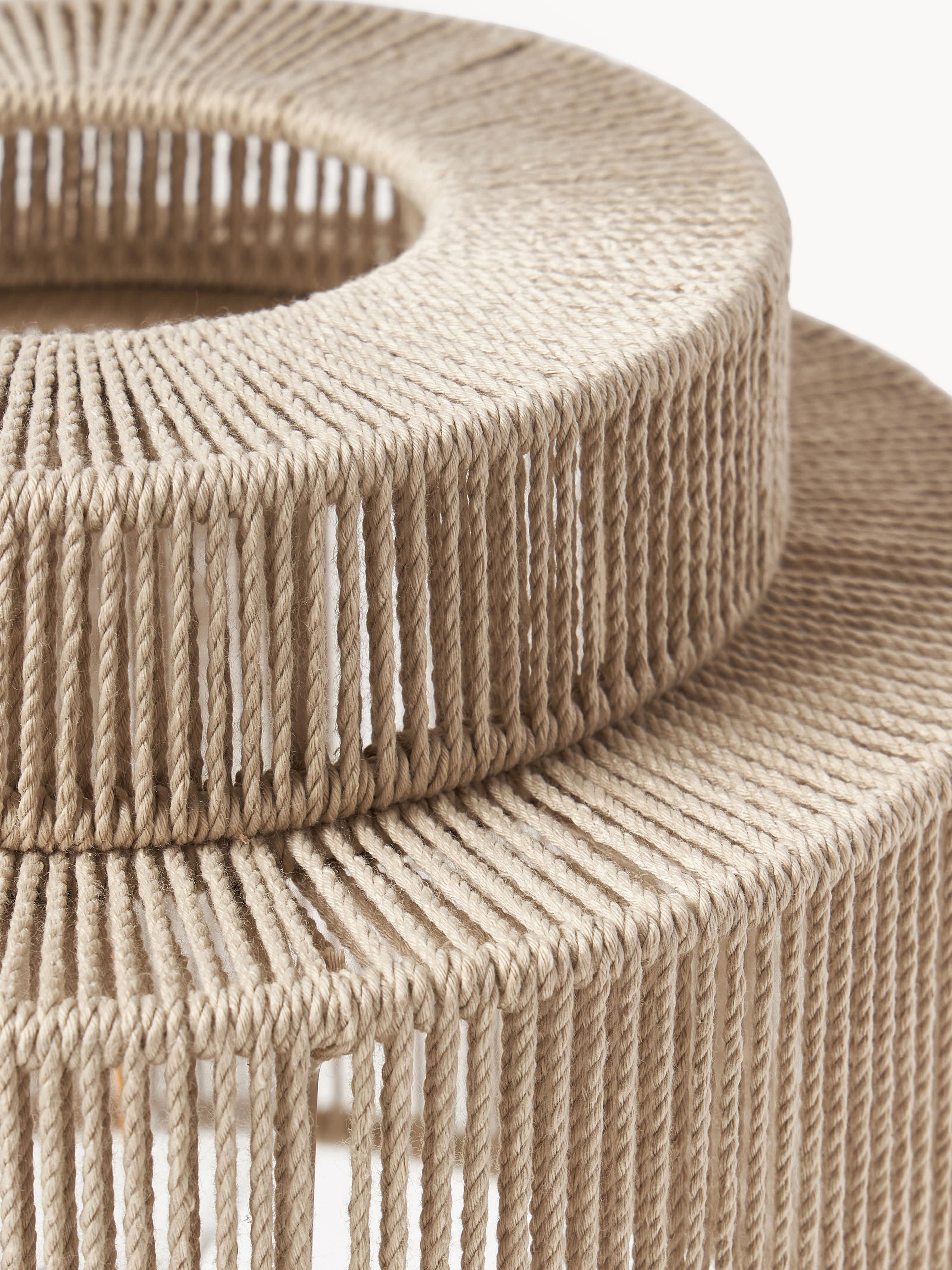Tafellamp Lace van linnen draden
