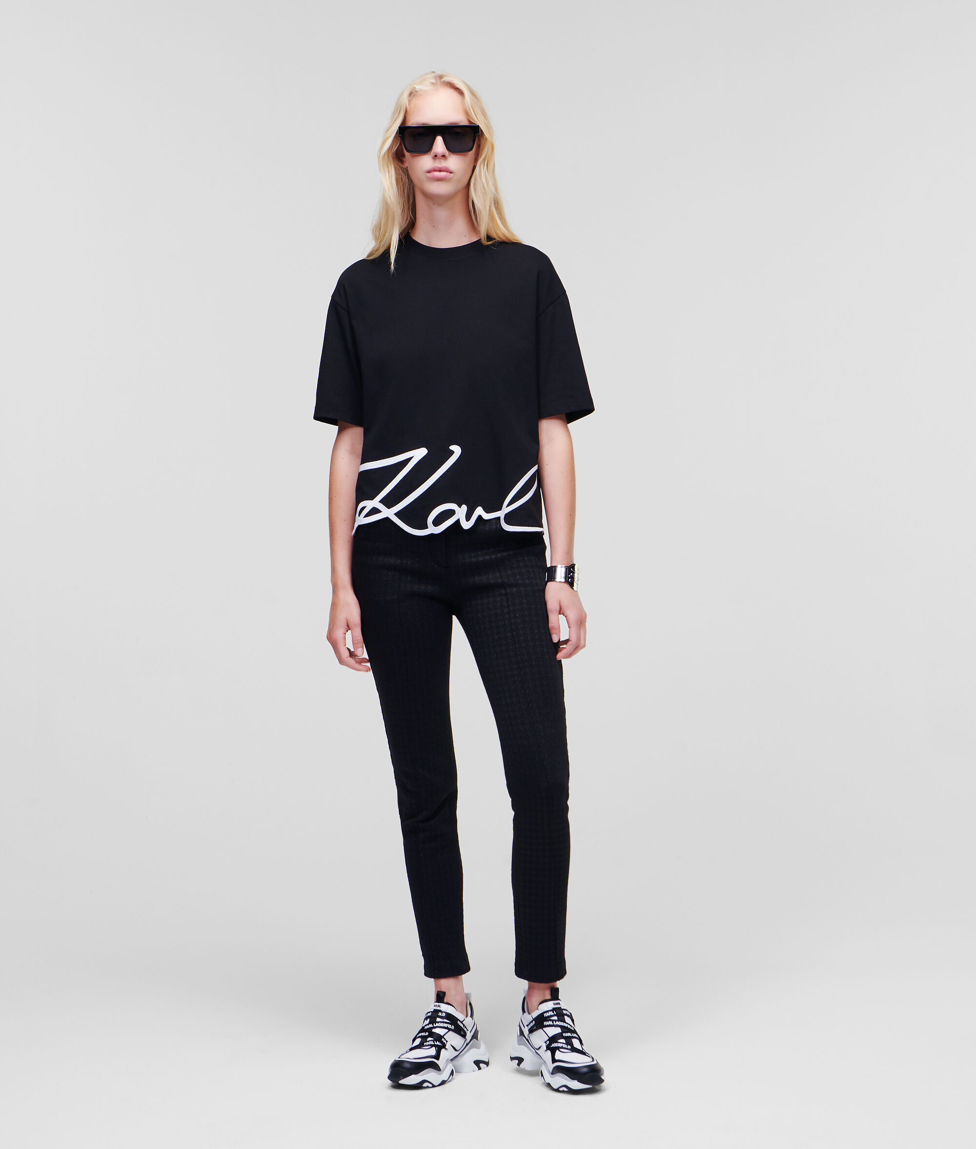 T-SHIRT OURLET KARL SIGNATURE