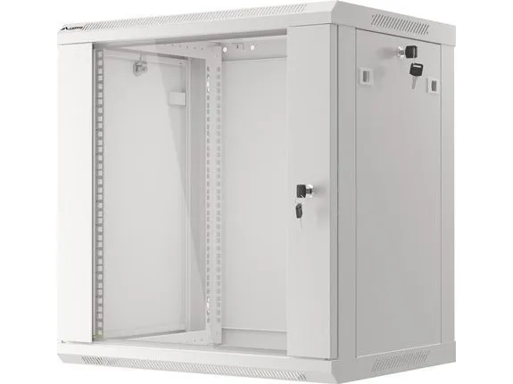 Lanberg - Rack kabinet - vægmonterbar - grå, RAL 7035 - 12U - 19