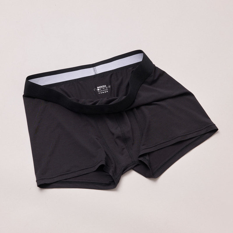 Premium Boxershorts ohne Logo Schwarz
