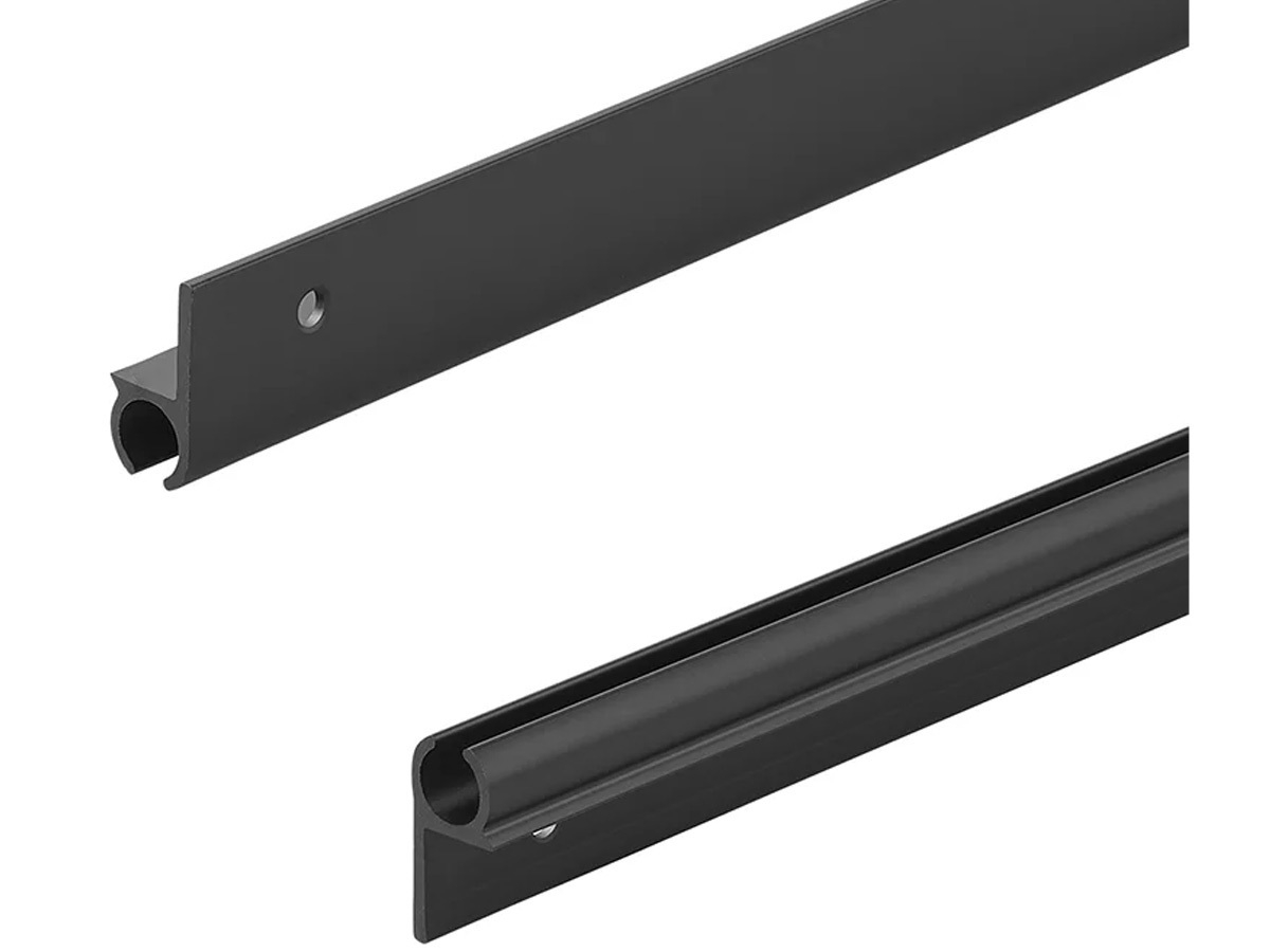 ProPlus 180° 100 cm aluminium tentrail - Black
