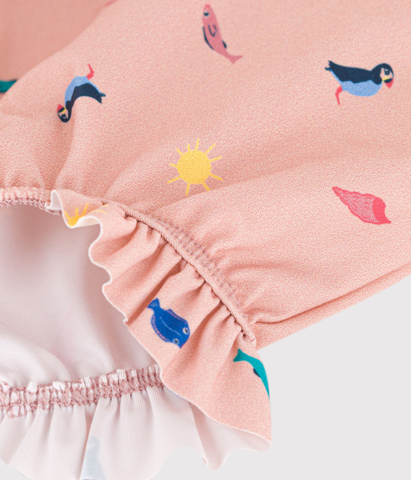 Maillot de bain 1 pièce bébé en matière recyclée