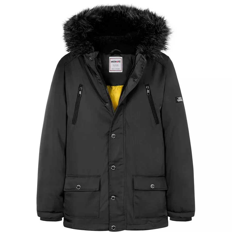 MINOTI Parka mit Kapuze Dunkelgrau