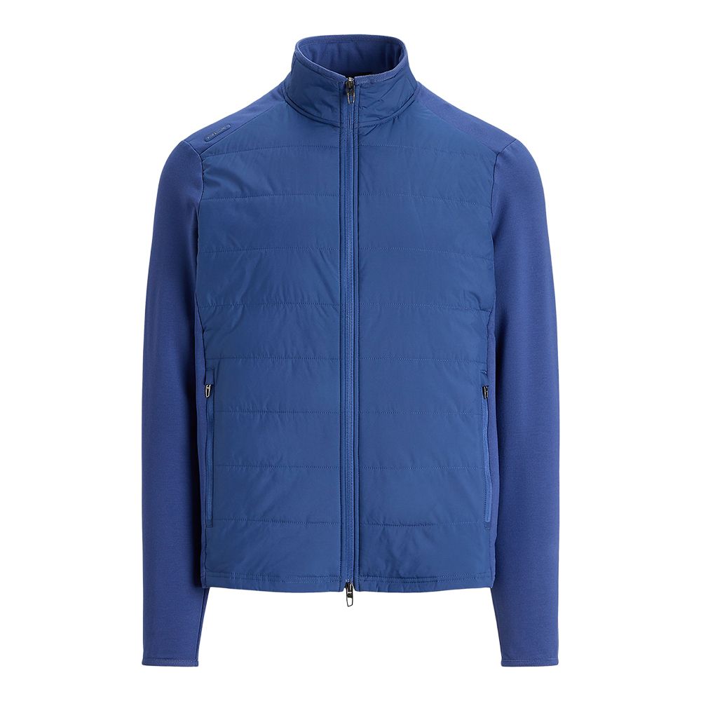 Hybrid Mockneck Jakke Herre Blå