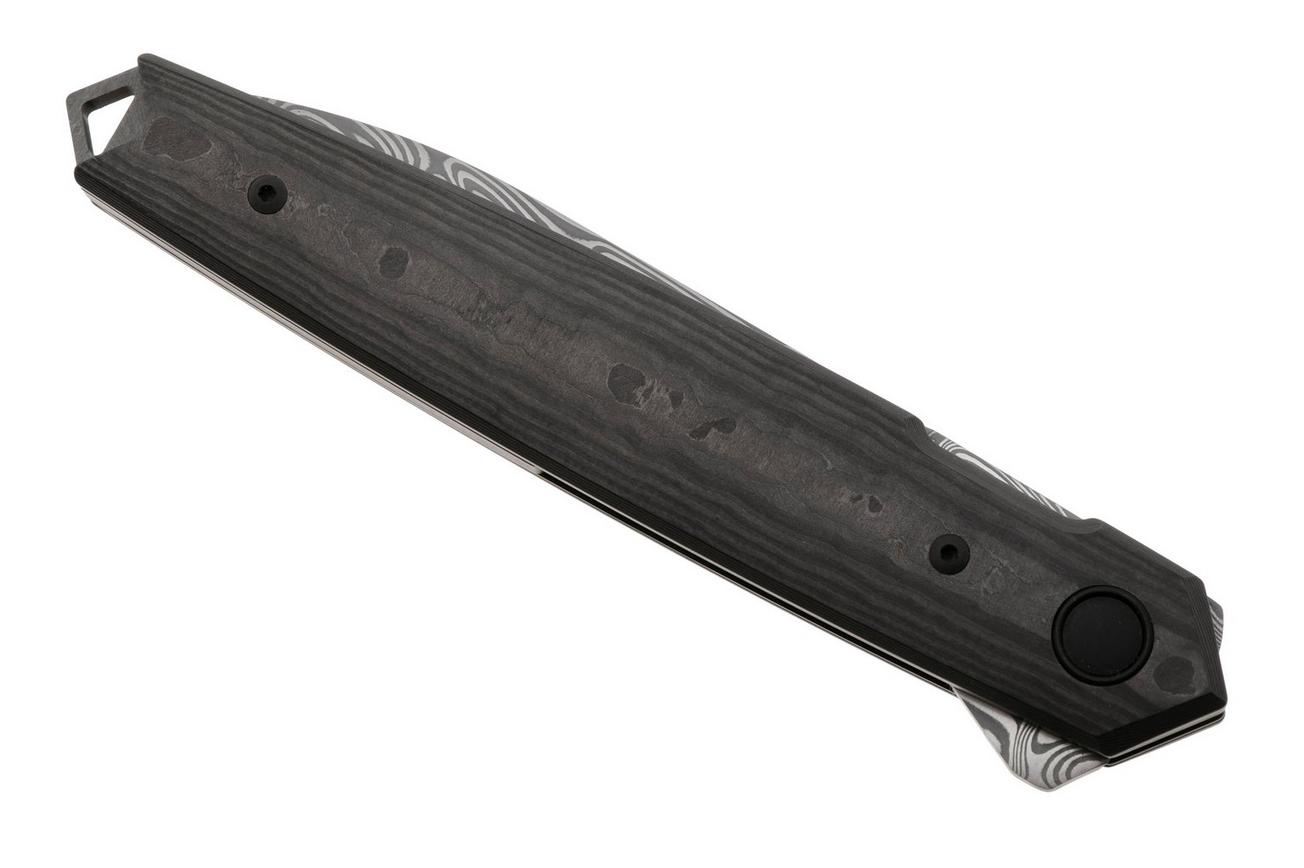Fox Pacifico FX-ATC-OG02 DCF Thor Damasteel, Black Camo FatCarbon, zakmes, Terzuola design