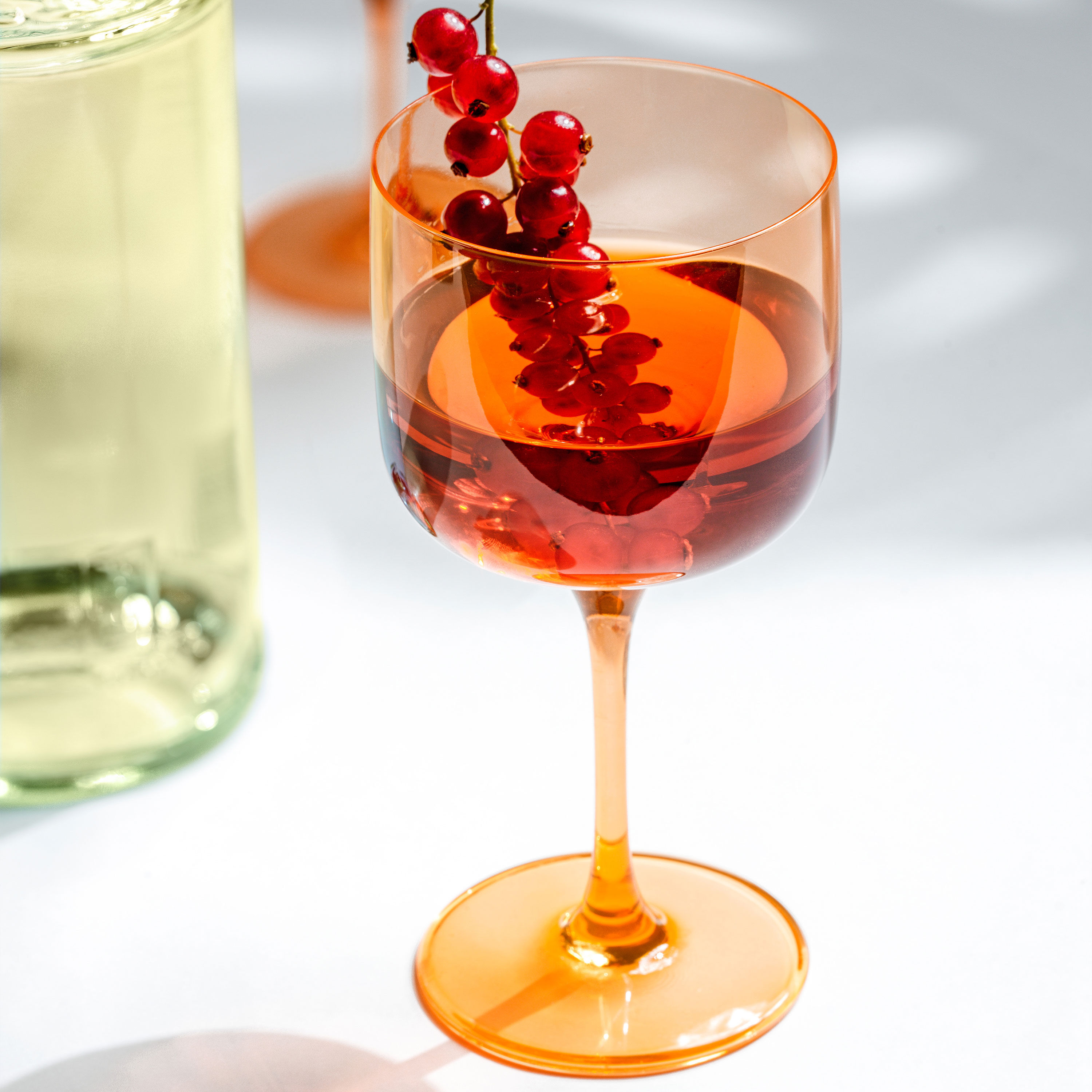 Like Glass Wine glass Orange, 6.8 oz, crystal glass