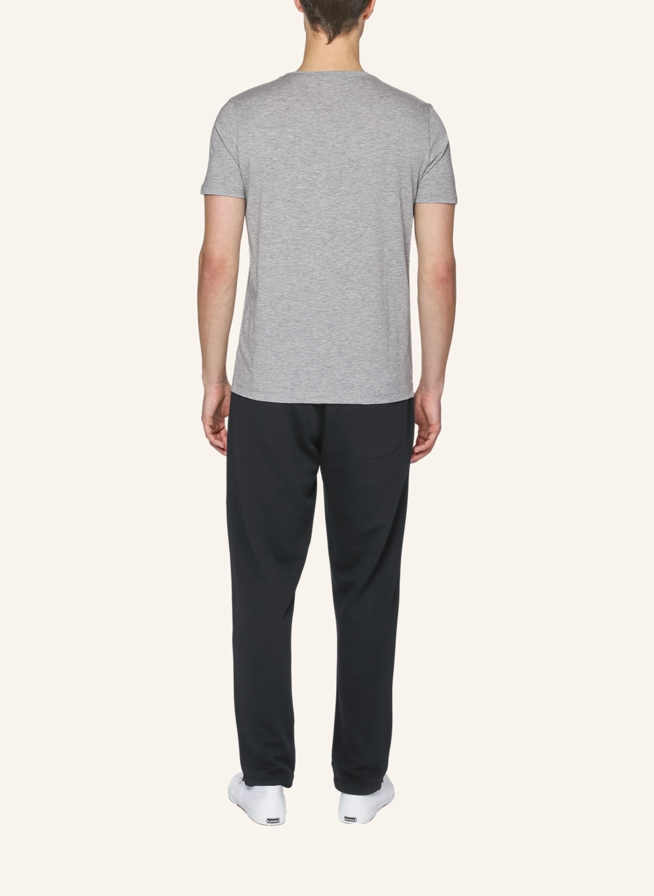 TRUSTED HANDWORK V Neck 1/2-Sleeve T-Shirt
