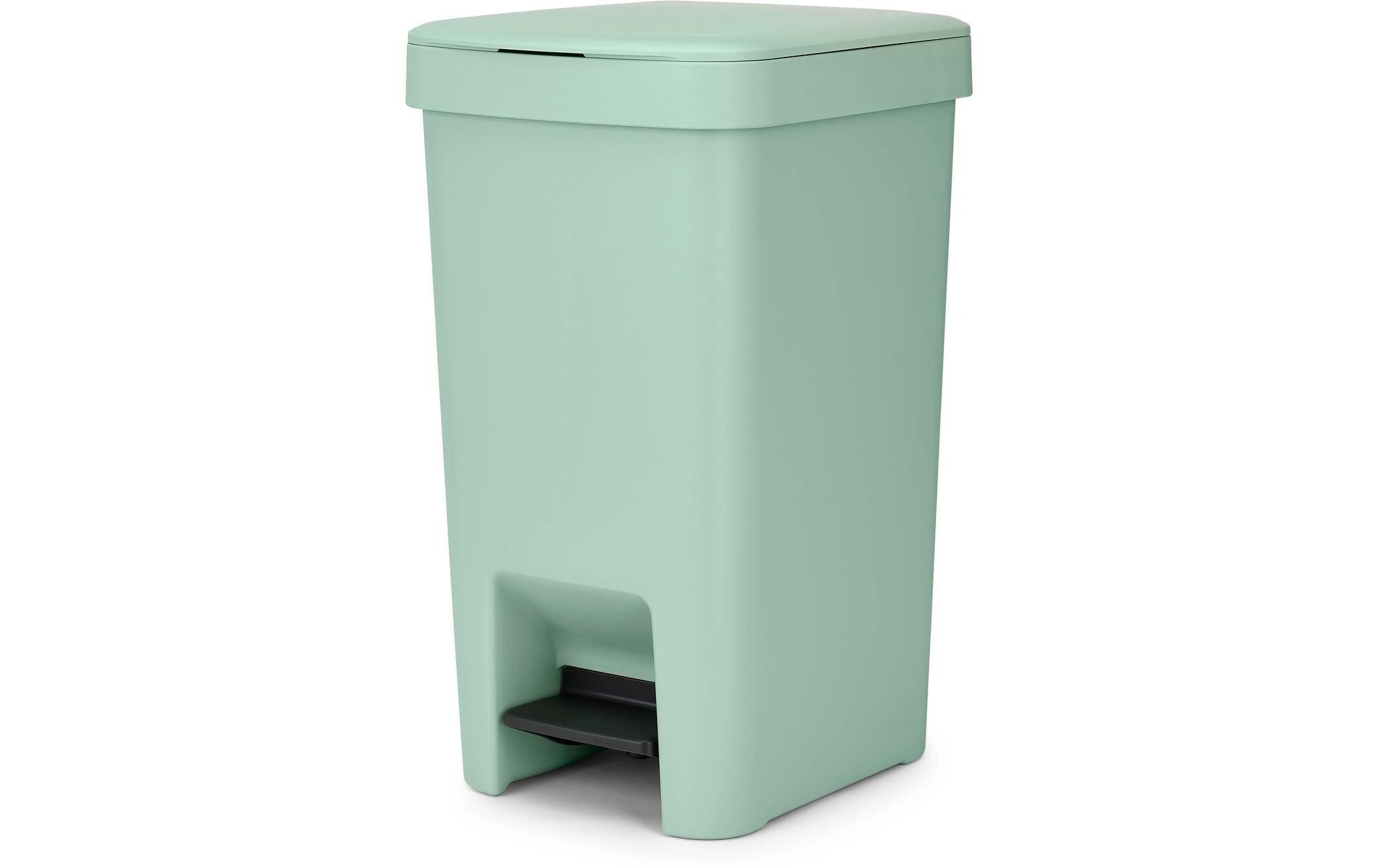 Recyclingbehälter StepUp 16 l, GrünTreteimer für Recycling Materialien