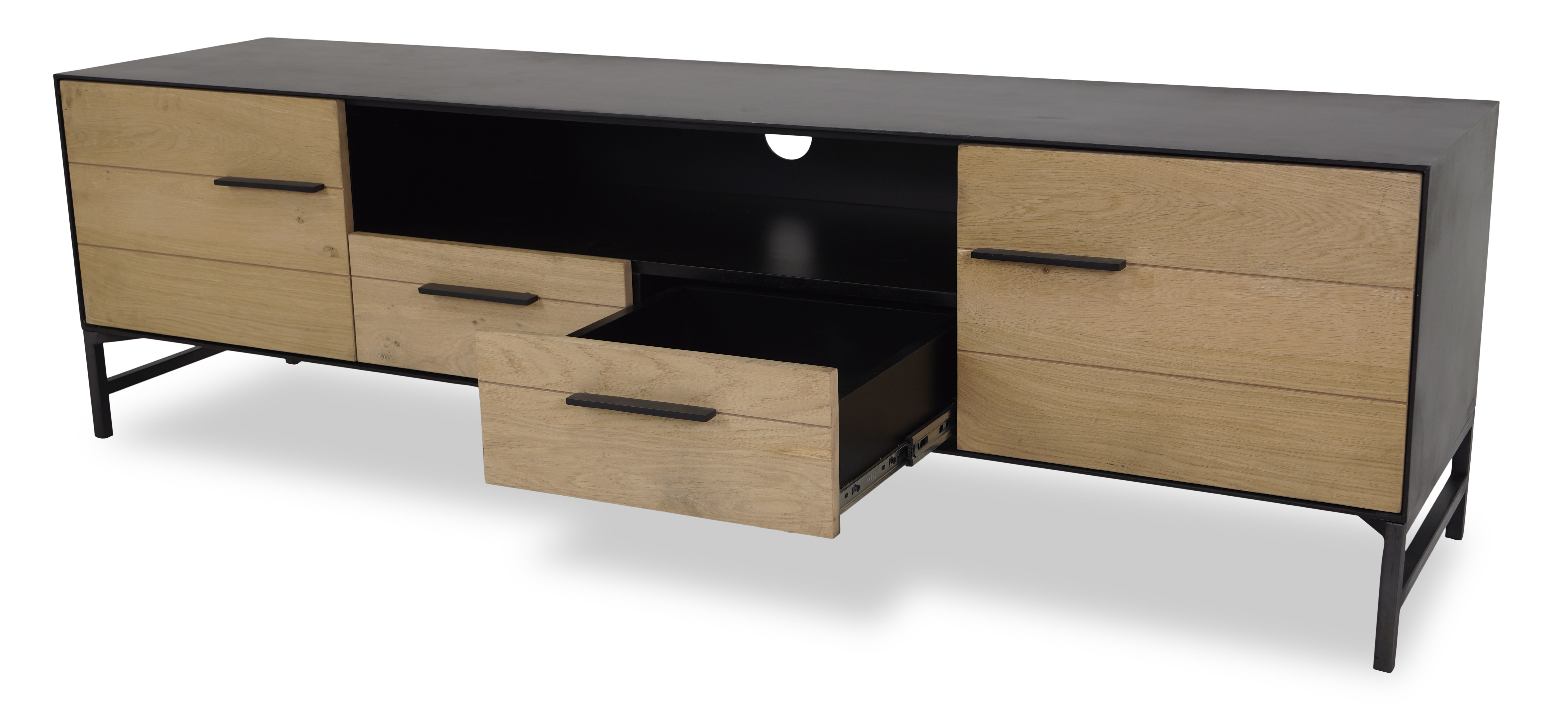 Tv-meubel Lido  B190 x D55 x H45 cm