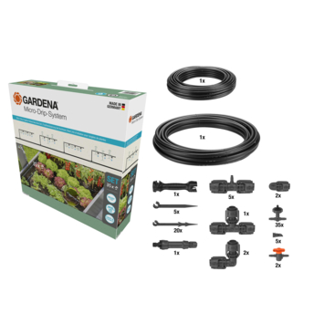 Gardena Micro Drip startset voor bloembedden en moestuinen