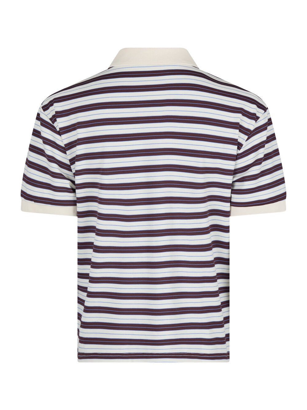 Neo Noir  Beta Stripe Polo T-shirt - Brown