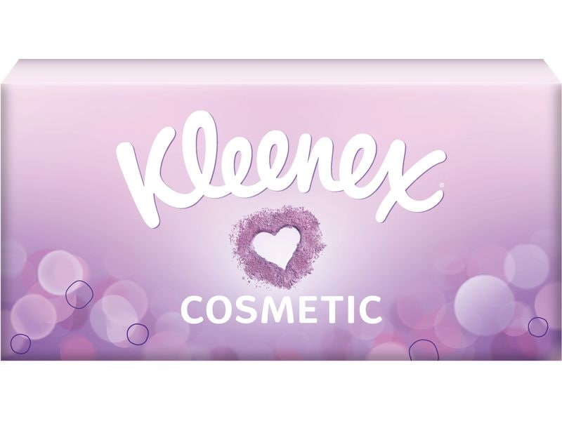Kleenex Kosmetiktücher Cosmetic 80 Stück Extra weiche Papiertücher zum Abschminken