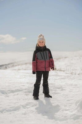 Lindberg Alpine Vinterjakke, Black/Cerise