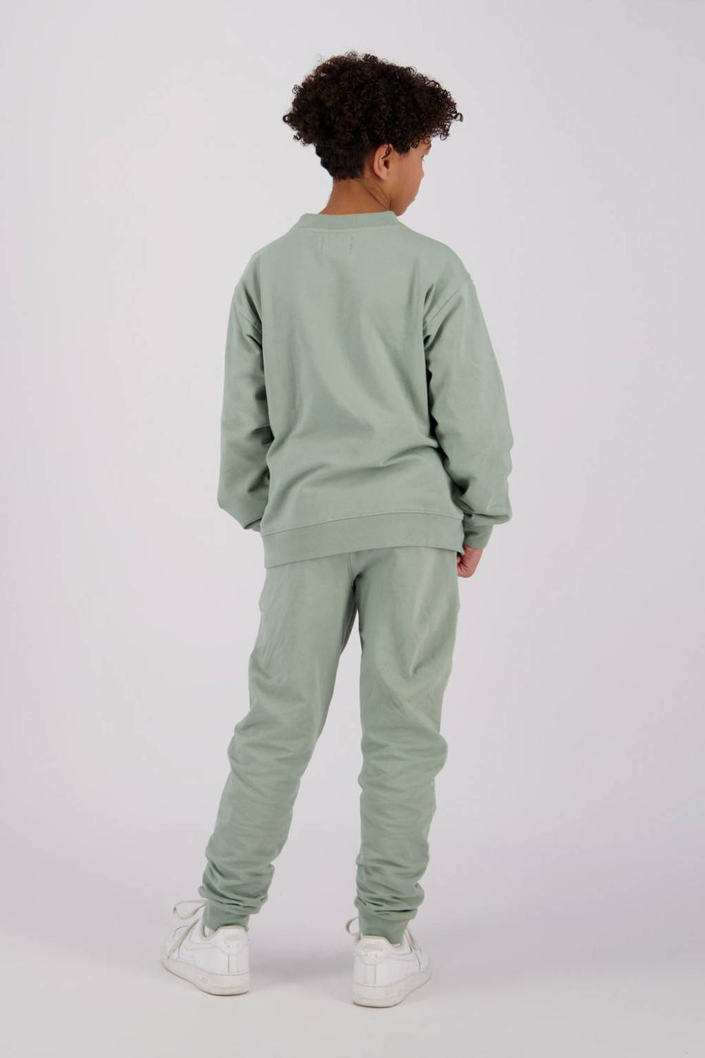 Raizzed tapered fit joggingbroek Tezu met logo zachtgroen