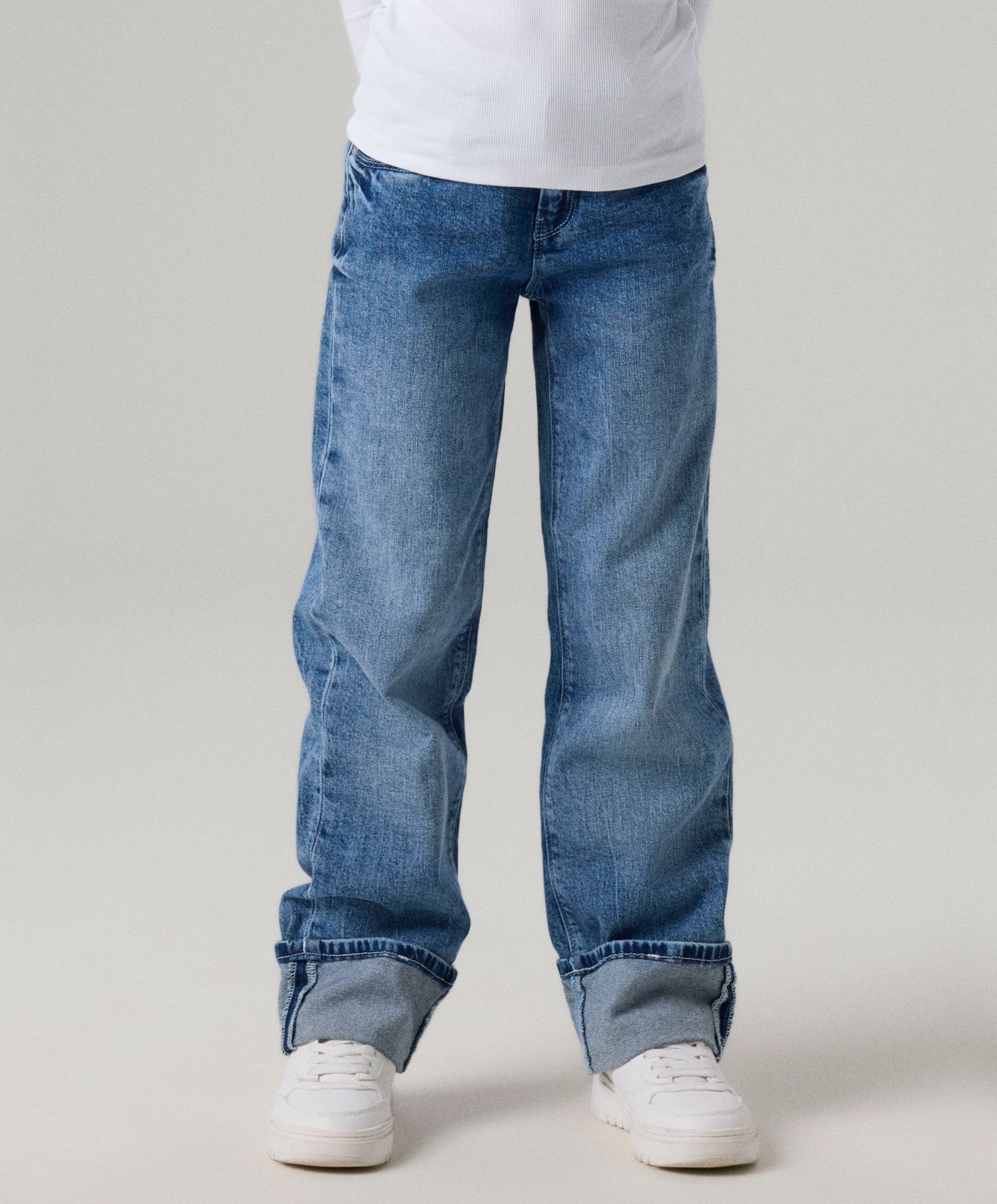 Name it NKFROSE STRAIGHT FOLD 4224-AZ jeans blauw