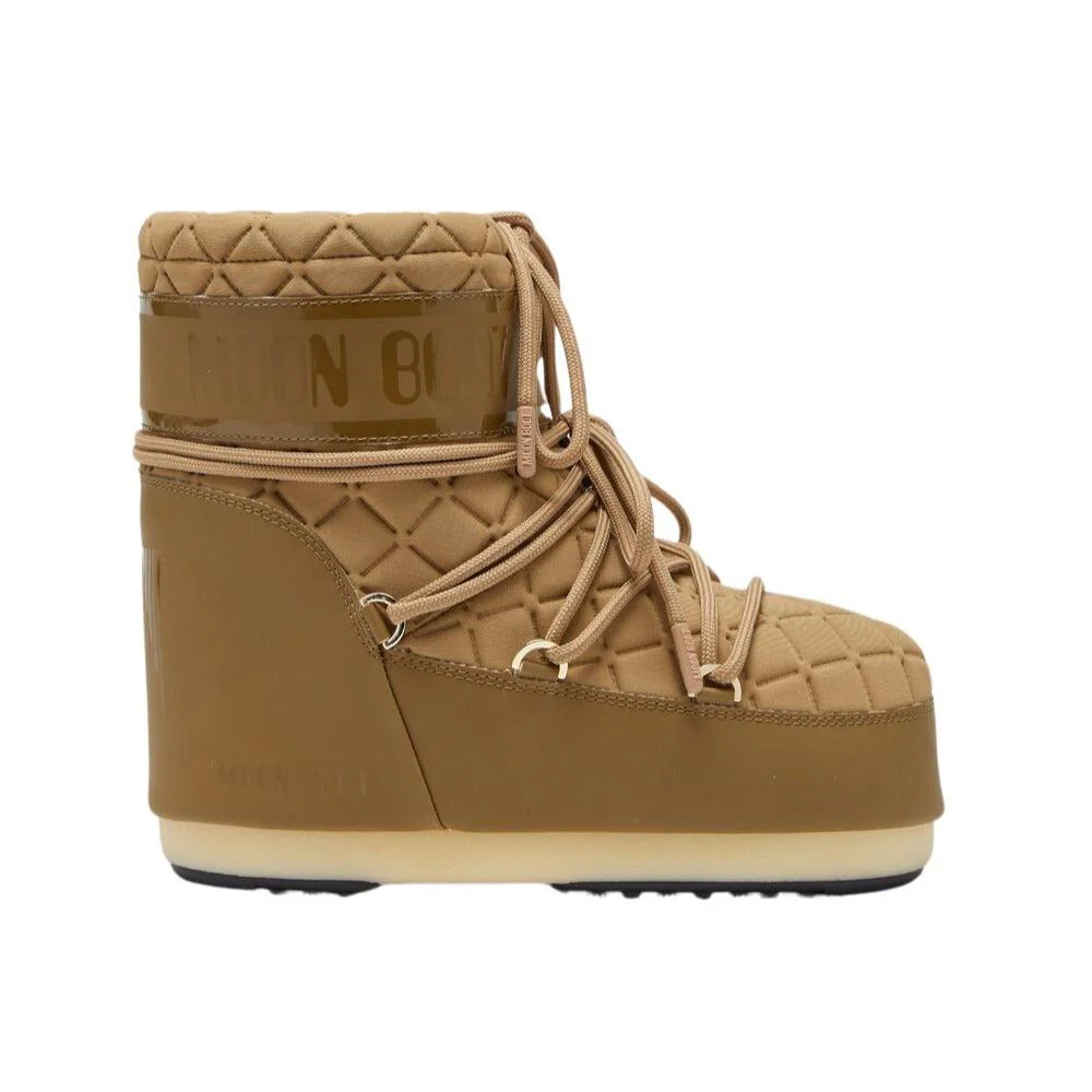 MOON BOOT  Icon Low Quilt støvle - Caramel