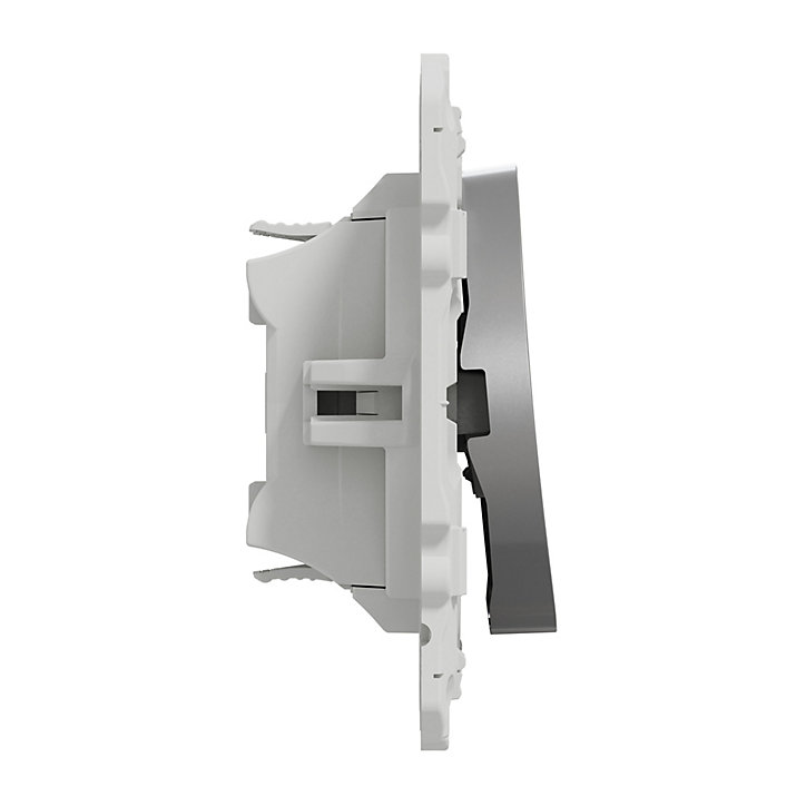 Mécanisme commande VMC 2 boutons Schneider Electric Odace aluminium