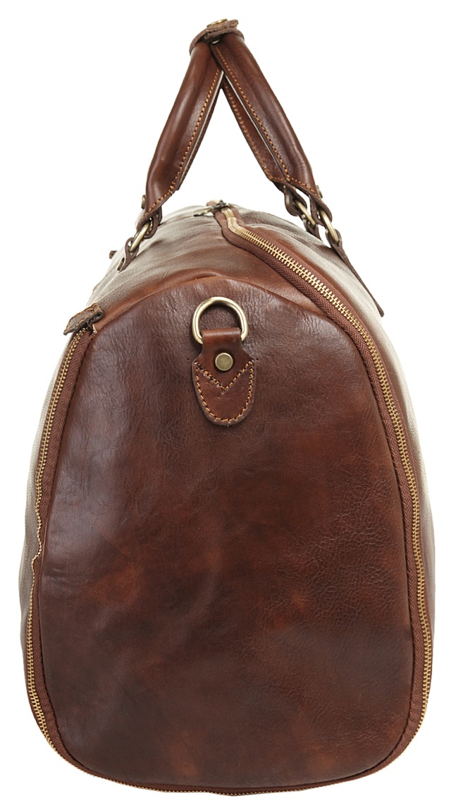 Piké Reisetasche echt Leder, Made in Italy
