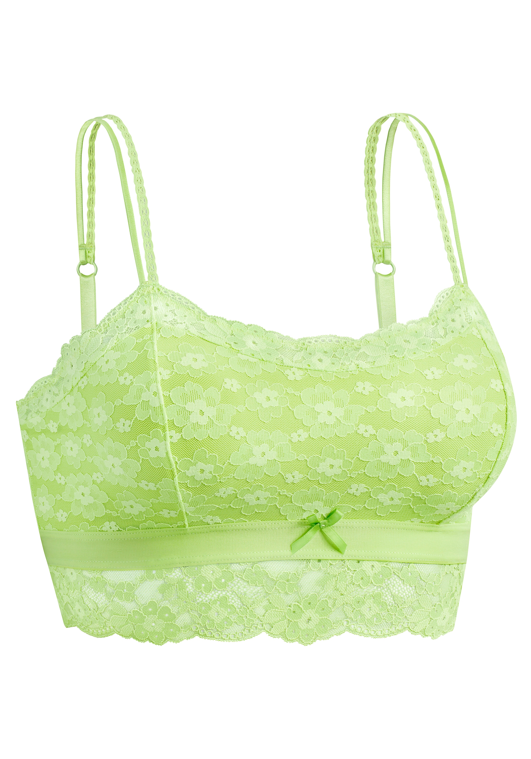 Vivance Bralette-BH »Anisa«, aus blumiger Spitze in leichter Longform, sexy Dessous