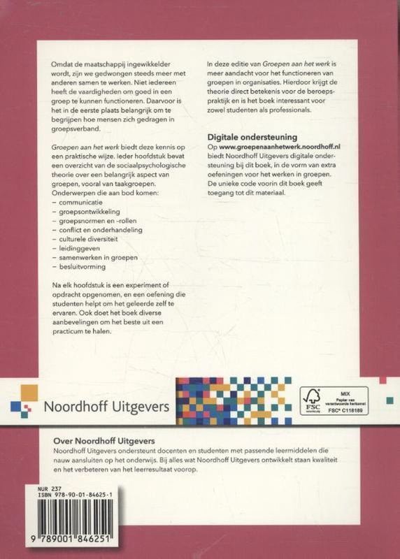 Groepen aan het Werk - Inzicht in Groepsgedrag - Praktische Kennis