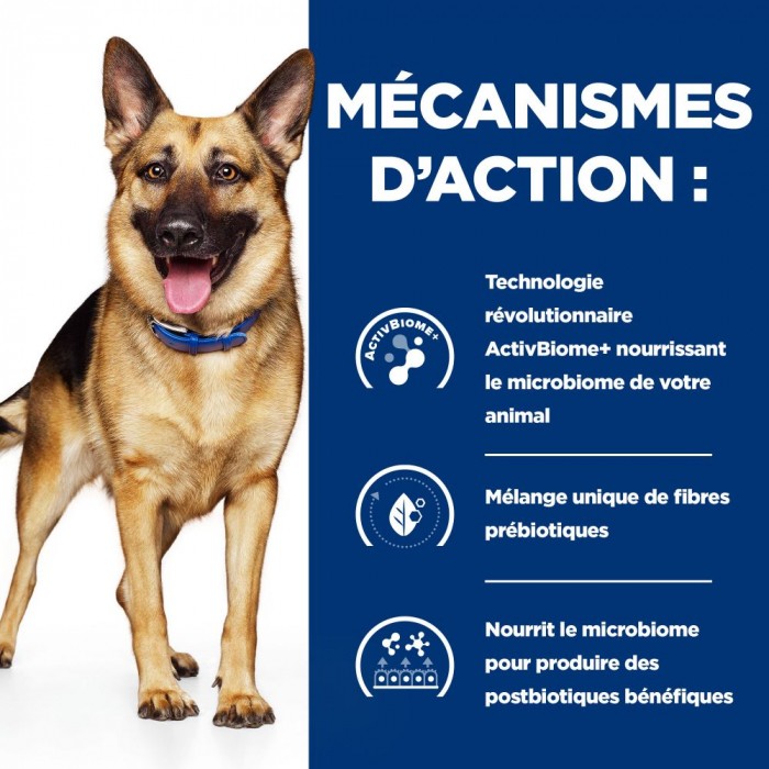 HILL'S Prescription Diet Gastrointestinal Biome au Poulet - Croquettes pour chien