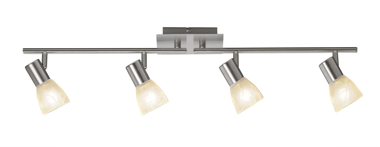 casaNOVA Retrofit Deckenlampe 4 Spots JILL II Nickel