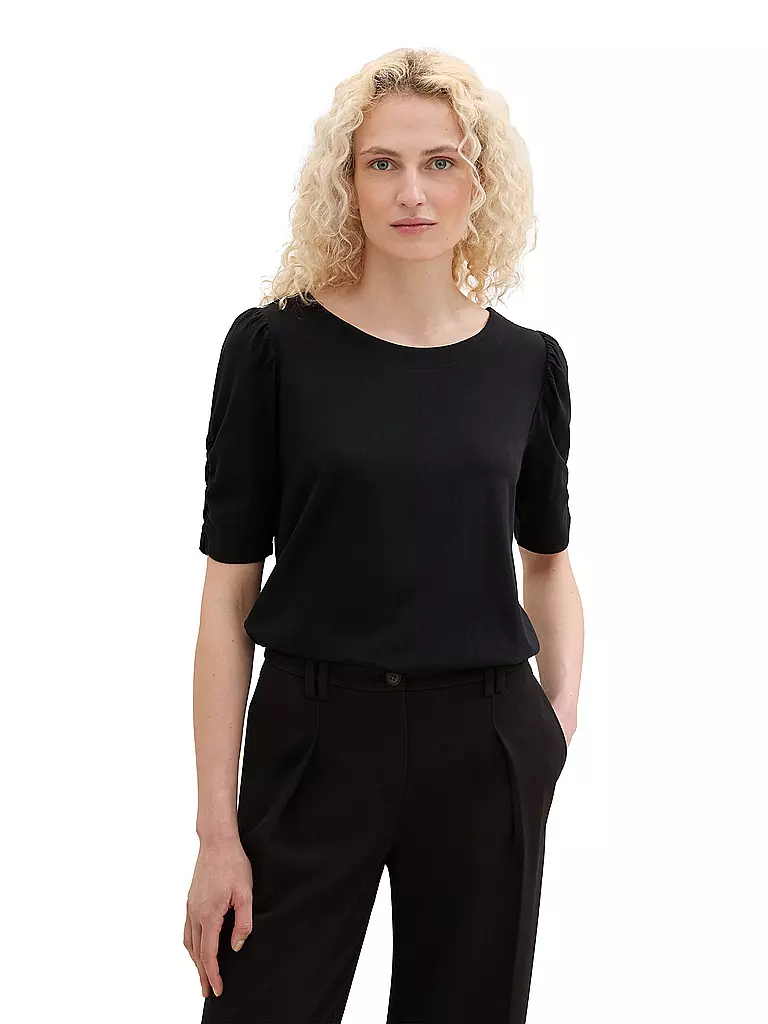 TOM TAILOR T-Shirt  schwarz