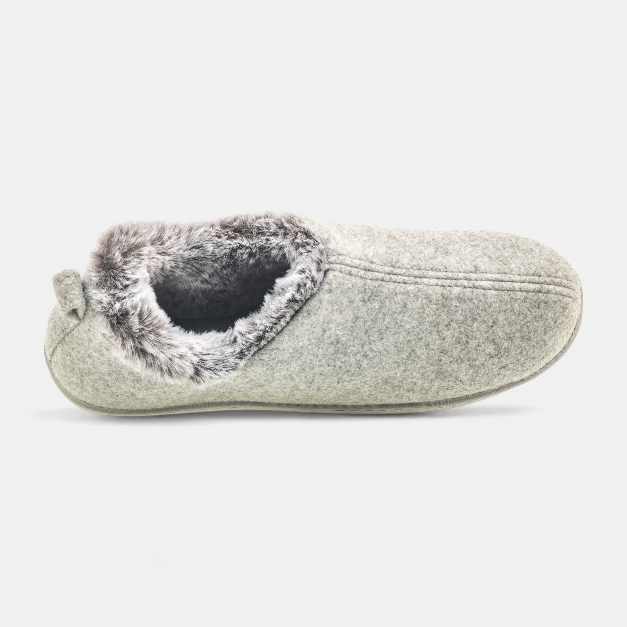 Pantoufles botillons Femme gris