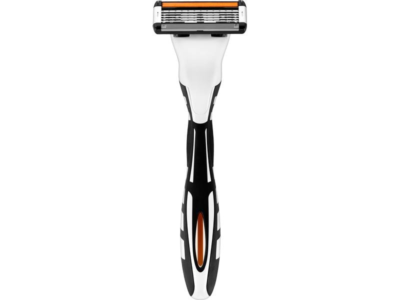 BIC Herrenrasierer Hybrid 5 Flex 1 Rasierer, 2 Klingen Herrenrasierer-Set mit Griff und Nano-Tech-Titan-5-Klingen-Nachfüllpackungen
