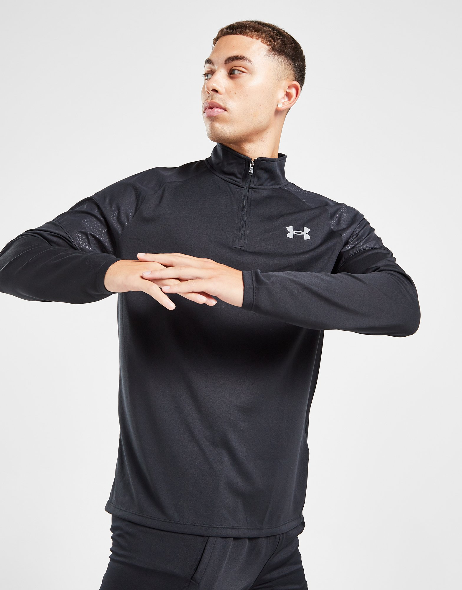 Under Armour Haut Zippé Tech Grid Homme