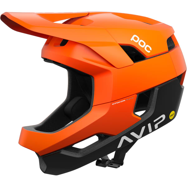 Casque VTT POC OTOCON RACE MIPS FLUORESCENT ORANGE AVIP/URANIUM BLACK MATT