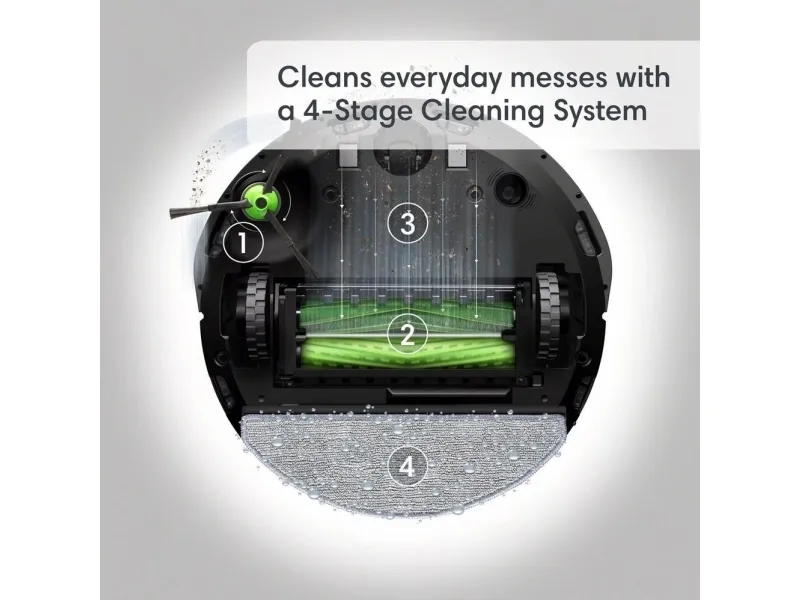 iRobot Roomba Combo i5  Robotstøvsuger med gulvmoppe