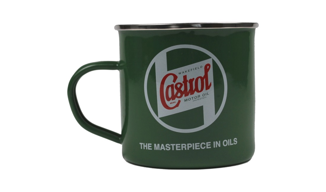 Emaljekop grøn - Castrol Classic