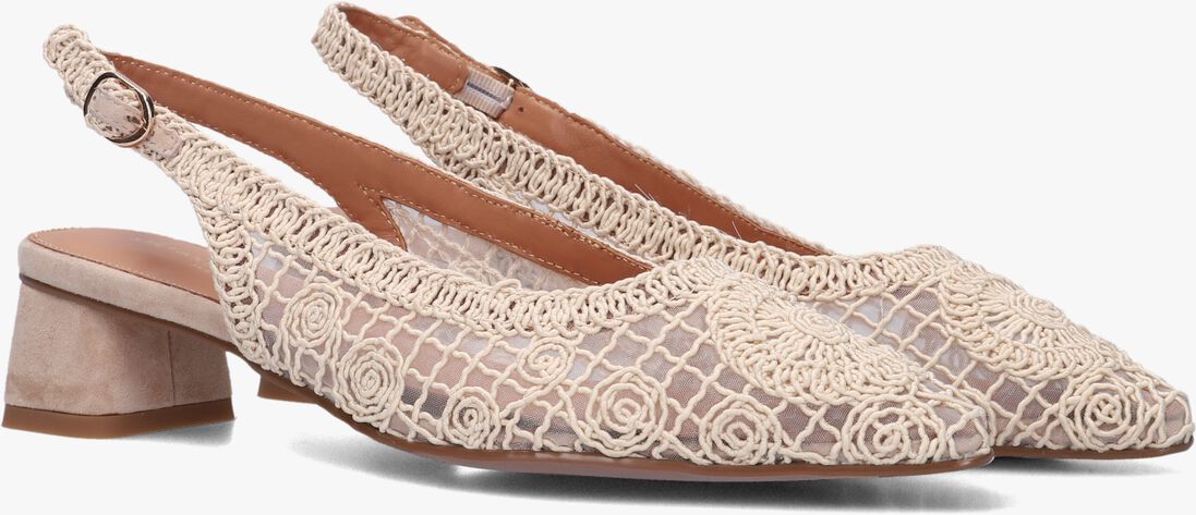 beige stefano lauran slingbacks d24059