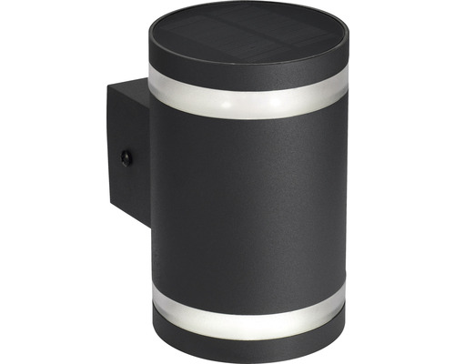 LED-zonnewandlamp 125x90x140 mm zwart