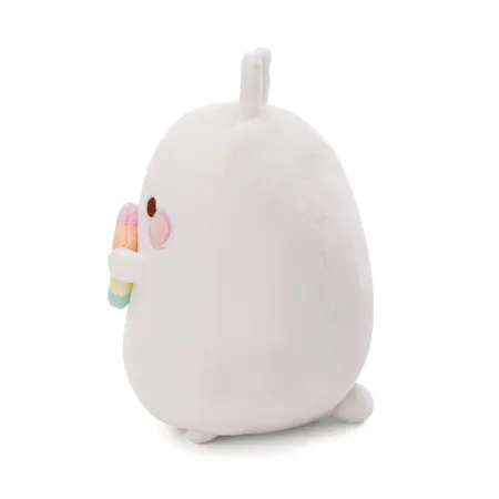 NICI Kuscheltier MOLANG mit Regenbogenblume 16cm in Geschenkverpackung