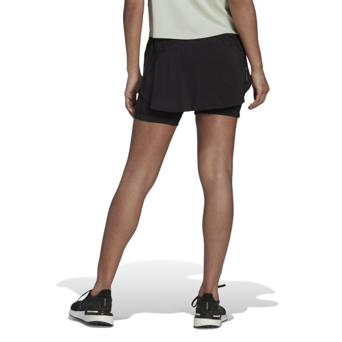 adidas Dame Shorts Run Icons 3-Stripes 2in1 Skirt Sort