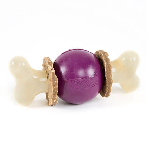 Brinquedo para mastigar Buddy Bone com porta-petiscos para cães