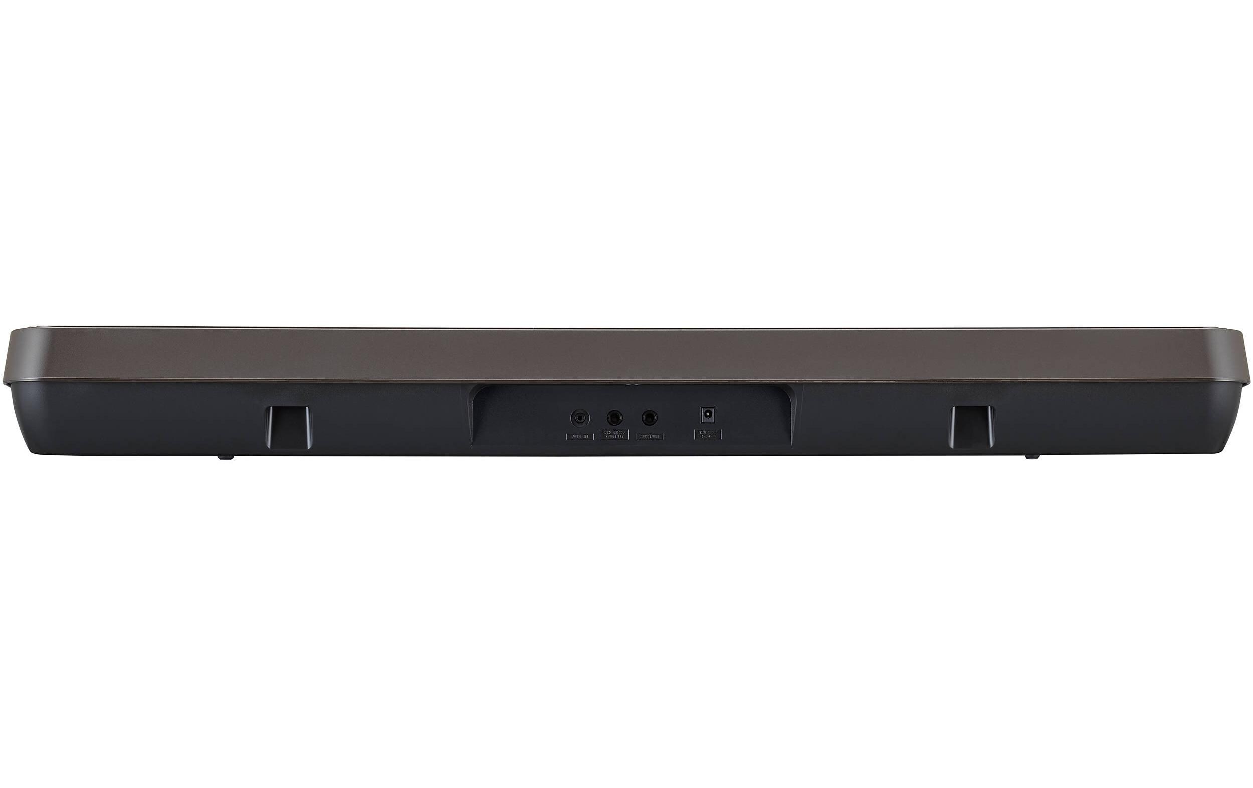 Keyboard PSR-E360DW Dark Walnut<br>Portables Einsteiger-Keyboard, dessen Design perfekt für Ihren Wohnbereich geeignet ist